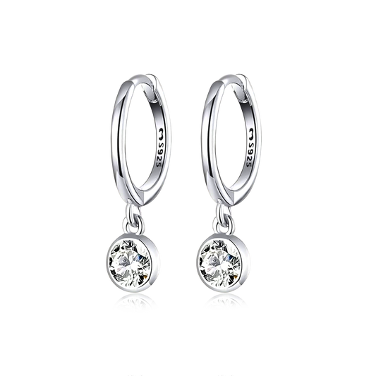 Isabel · Pendientes dorados con circonitas